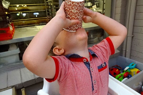 Chocolate milkshake heaven