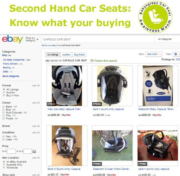 Secondhand car seats... should you risk it? North Shore Mums