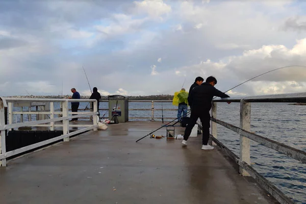 A jetty where you can do a spot of fishing