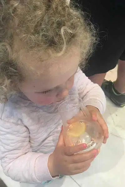 Child at hotel