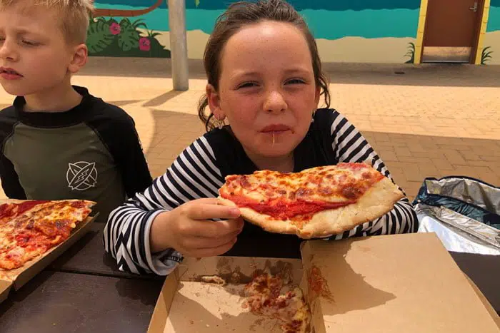 Raging Waters Birthday Party Pizza