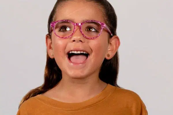 Child in augie glasses eyewear