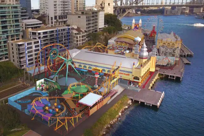 Luna  park upgrade