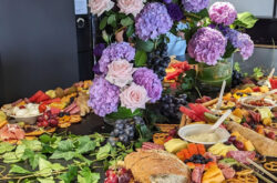 Beautiful grazing board set up from The Platter Girl