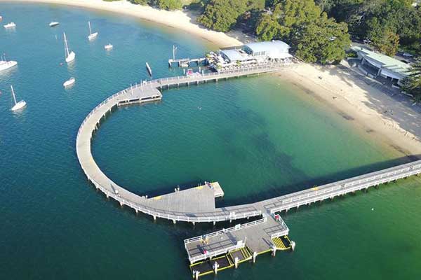 harbour beaches and swimming enclosures