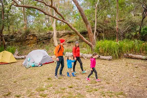 family-friendly camping sydney