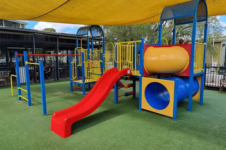 Playground outside Frankies Food Factory, Terrey Hills