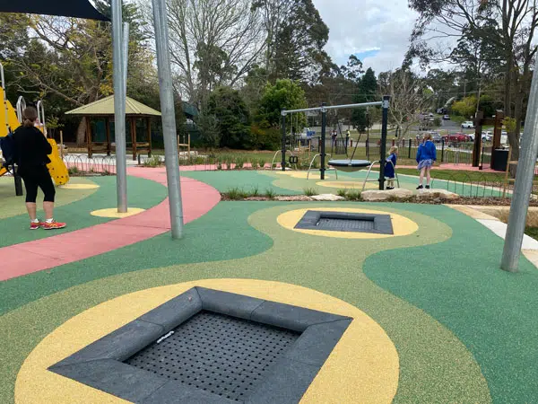 The new Warrina Street Oval playground in Berowra Heights