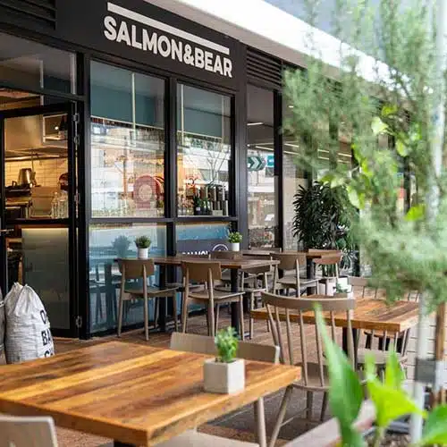 Dog-friendly cafe Salmon & Bear, Crows Nest