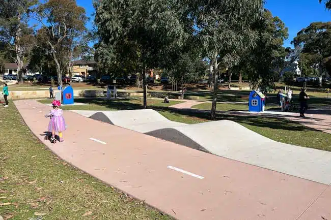 Bike & Scooter Path at Ruddock Park