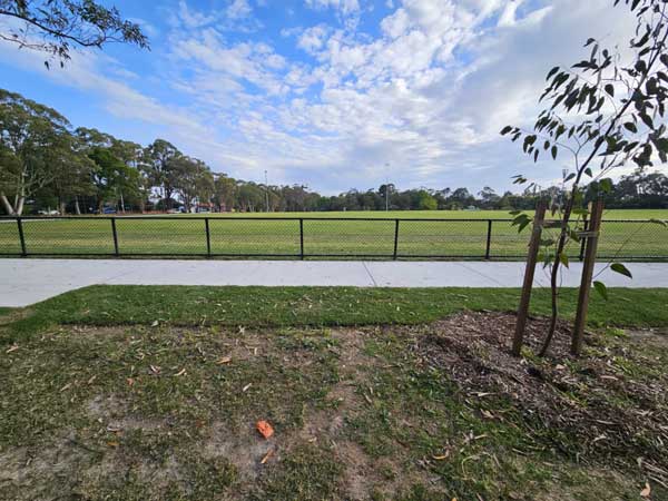 Hassall Park Playground bike track