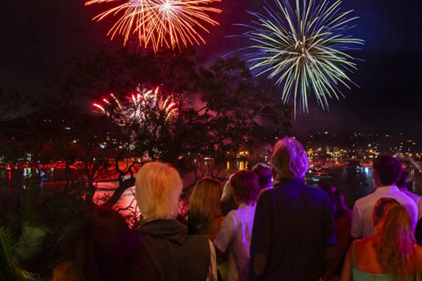 NYE Fireworks over Bayview