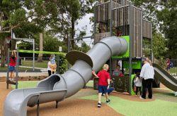 New Playground at Charles Curtis Park, Normanhurst