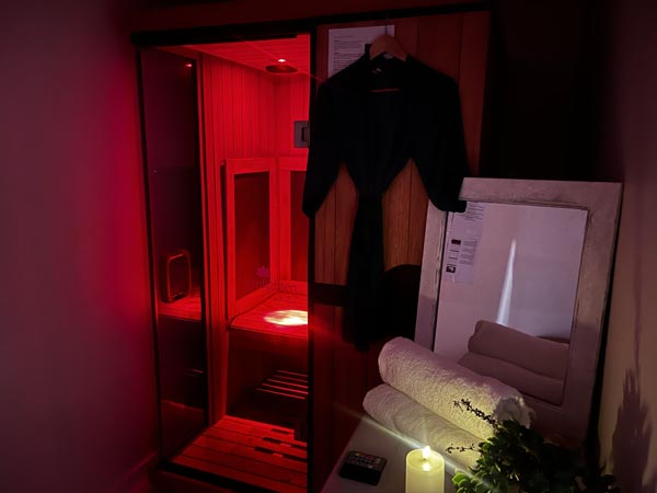 Infrared Sauna at The Spa Rooms, Berowra Heights