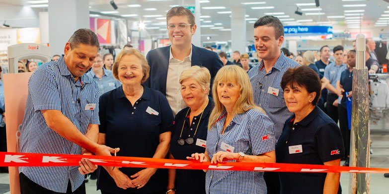 The official opening of Kmart at Macquarie Centre