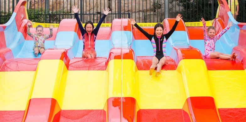 Enjoy a day of waterslides and splashing at Raging Waters