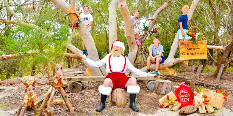 Santa-in-the-Garden-St-Ives