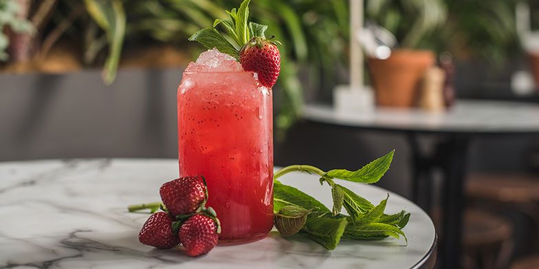 Strawberry Mexican Margarita from The Greens, North Sydney