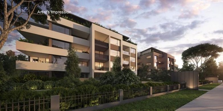 Artist Impression of a new apartment block
